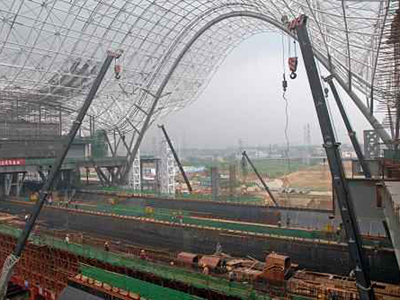 徐州火车站钢结构工程(结构钢管)